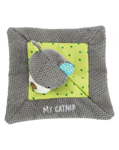 TRIXIE Junior My Catnip Snuggler jucarie pentru pisici cu iarba matei (catnip) 13x13cm