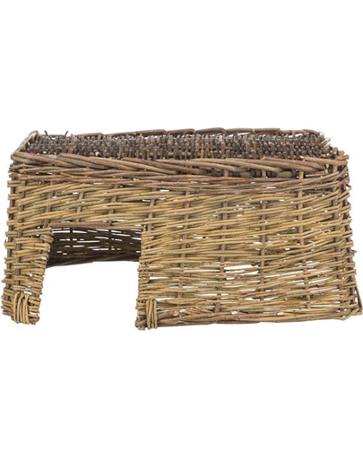TRIXIE Casa, ascunzatoare din rachita pentru iepuri pitici, 42x20x23cm