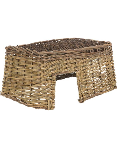 TRIXIE Casa, ascunzatoare din rachita pentru iepuri pitici, 42x20x23cm