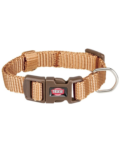 TRIXIE Zgardă Premium, XXS–XS: 15–25 cm/10 mm, caramel