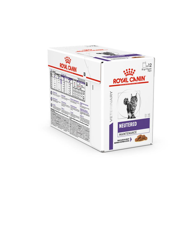 ROYAL CANIN VHN Cat Neutered Maintenance hrana umeda cu sos pentru pisici sterilizate, varsta pana la 7ani 12x85g