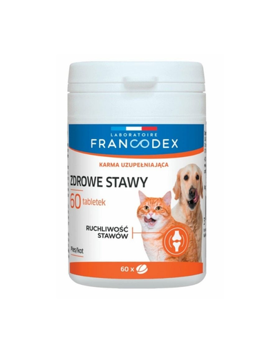 FRANCODEX Supliment alimentar pentru articulatii sanatoase, pentru caini si pisici 60 capsule