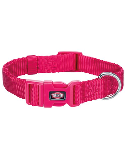 TRIXIE Zgardă Premium, XXS–XS: 15–25 cm/10 mm, fucsia