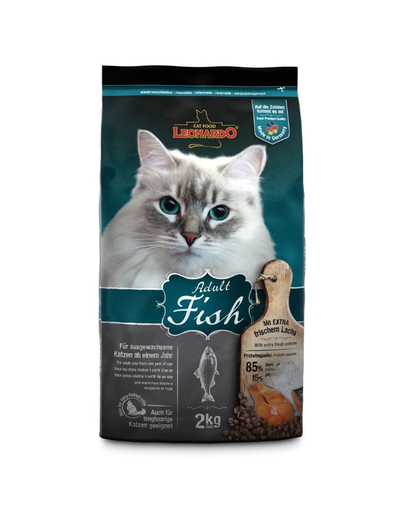 LEONARDO Adult Ocean Fish&Rice hrana uscata pisici adulte, cu peste si orez 2 kg