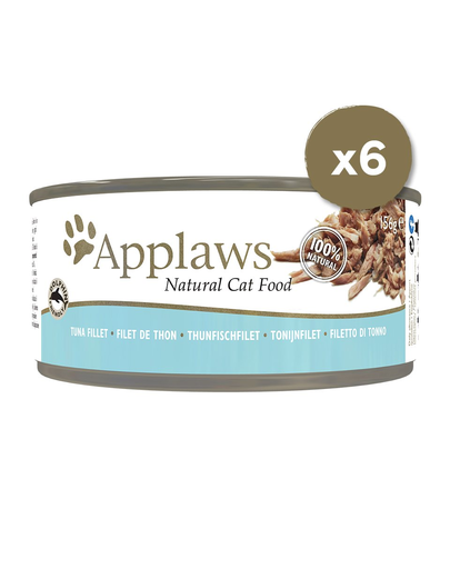 APPLAWS Hrana umeda pentru pisici, cu ton, 6 x 70 g