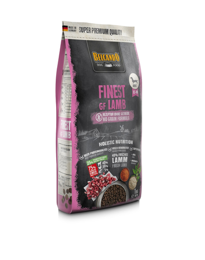 BELCANDO Finest Grain Free hrana uscata cu miel pentru caini, talie XS-M, 1 kg