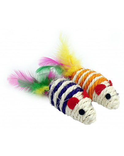 PET NOVA Jucarie pentru pisici, soareci 7x3cm, set 2buc.
