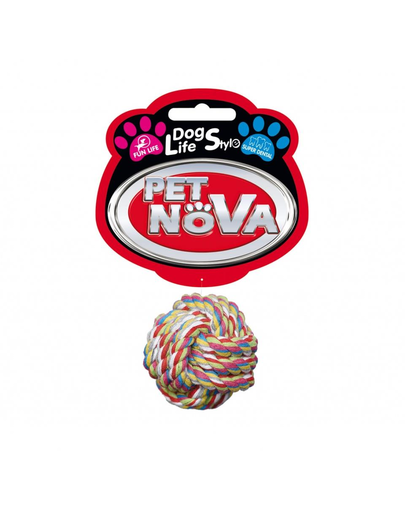 PET NOVA DOG LIFE STYLE Minge pentru caini, din bumbac 5cm Superdental