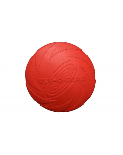 PET NOVA DOG LIFE STYLE Frisbee pentru caini, din cauciuc 22cm, rosu