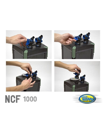 AQUA NOVA  Filtru extern pentru acvarii NCF1000, 300l