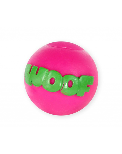 PET NOVA DOG LIFE STYLE Minge WOOF pentru caini,roz, 8cm
