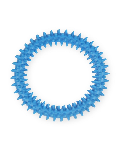 PET NOVA DOG LIFE STYLE Jucarie pentru caini Ringo Dental 12,5cm, albastru, aroma de menta