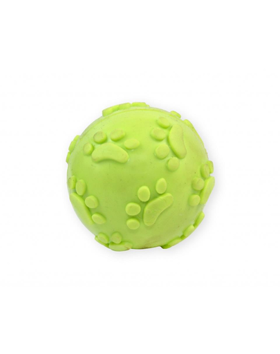 PET NOVA DOG LIFE STYLE Minge cu sunet pentru caini, galben, aroma de menta, 6cm