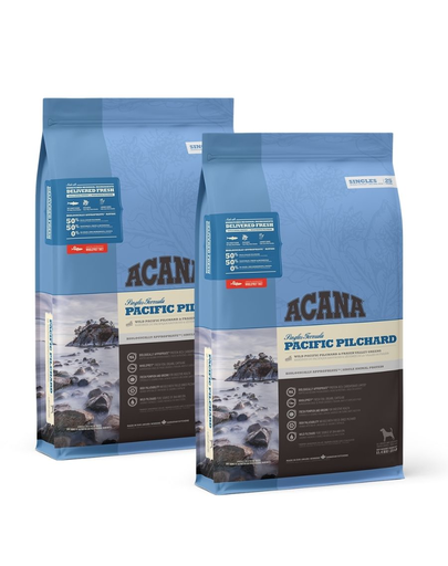ACANA Pacific Pilchard hrana uscata caini adulti 22,8 kg (2 x 11,4 kg)