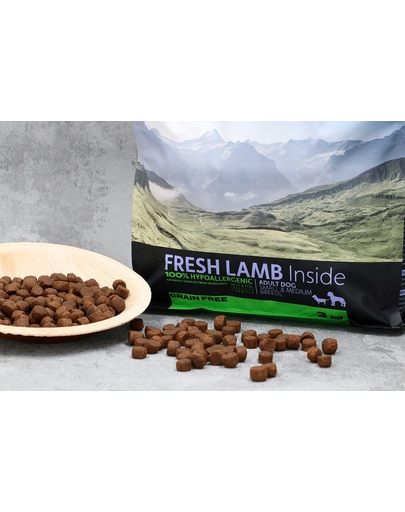 Country&Nature Lamb&Turkey Hrana uscata caini adulti talie mica/mijlocie, miel si curcan 3 kg