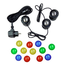 AQUA NOVA Lampa LED impermeabila 3x1,6W 12V, lentile colorate