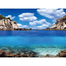 AQUA NOVA Fundal acvariu fata-verso, marime S, 60x30cm, plante/ ocean
