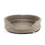 FERA Pat oval pentru caini, gri XL 75 x 62 x 22 cm