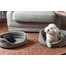 FERA Pat oval pentru caini, gri XL 75 x 62 x 22 cm