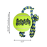 KONG SqueakAir Ball with rope M minge tenis cu unt snur