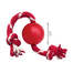 KONG Ball with Rope S minge pentru caini