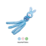 KONG Cat Wubba Bunny Assorted jucarie pentru pisici