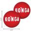 KONG Signature Ball L 2 szt minge pentru caini