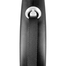 FLEXI Black Design lesa automata cu banda pentru caini, negru, marimea L, 5 m