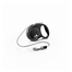 FLEXI Black Design lesa automata cu sir pentru caini, negru, marimea XS, 3 m