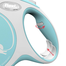 FLEXI New Comfort lesa automata cu banda pentru caini, albastru deschis, marimea M, 8 m