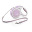 FLEXI New Comfort lesa automata cu sir pentru caini, roze, marimea M, 8 m