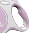 FLEXI New Comfort lesa automata cu sir pentru caini, roze, marimea M, 8 m