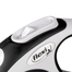 FLEXI New Comfort lesa automata cu banda pentru caini, negru cu alb, marimea XS, 3 m
