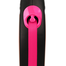 FLEXI New Neon lesa automata pentru caini, roz, marimea M, 5 m