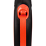 FLEXI New Neon lesa automata pentru caini, portocaliu, marimea S, 5 m
