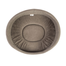 FERA Pat pentru caini, oval, gri 47x38x15 cm