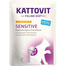 KATTOVIT Feline Diet Sensitive hrana umeda dietetica pentru pisici cu alergii alimentare, pui si curcan 85 g