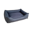 FERA Pat pentru caini cu perna 115 x 90 cm gri