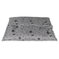 PET IDEA Pat perna pentru caini XL 100 x 80 cm gri cu imprimeu labute