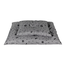 PET IDEA Pat perna pentru caini XL 100 x 80 cm gri cu imprimeu labute