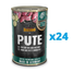 BELCANDO Super Premium hrana umeda caini, cu curcan si orez  24x400 g