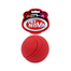 PET NOVA DOG LIFE STYLE Minge de tenis pentru caini, rosie, aroma de vita, 5 cm