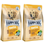 HAPPY DOG NaturCroq pui si orez 8 kg (2x4 kg) pentru caini cu stomac sensibil