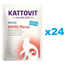 KATTOVIT Feline Diet Niere/Renal hrana umeda dietetica pentru pisici cu afectiuni ale rinichilor, cu rata  24 x 85 g
