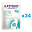 KATTOVIT Feline Diet Gastro hrana umeda dietetica pentru pisici cu afectiuni gastrointestinale, rata si orez  24 x 85 g