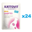 KATTOVIT Feline Diet Diabetes hrana umeda dietetica pentru pisici cu diabet, pui 24 x 85 g