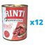 RINTI Kennerfleisch Beef hrana caini, cu vita 12 x 400 g