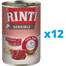 RINTI Sensible vita cu orez, pentru caini sensibili 12 x 400 g hrana umeda