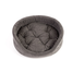 FERA Pat oval cu perna pentru caini, gri, Marime S: 53 x 44 x 16