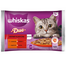 WHISKAS Adult Set plicuri hrana umeda pisica 4x85 g Classic Meals bucati de vita, pasare, miel si rata in jeleu